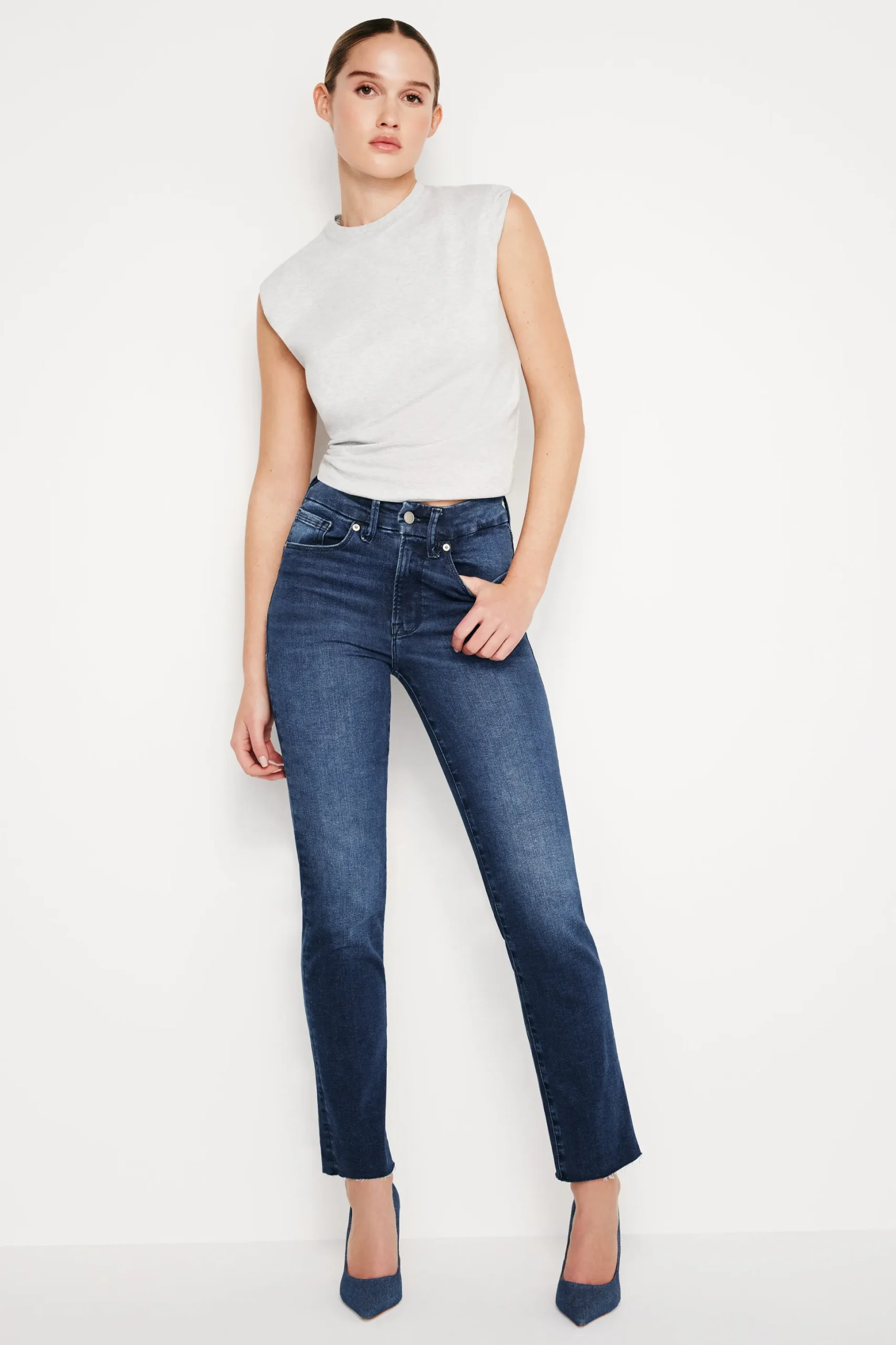always fits good classic slim straight jeans