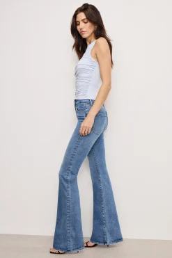 always fits good legs flare jeans