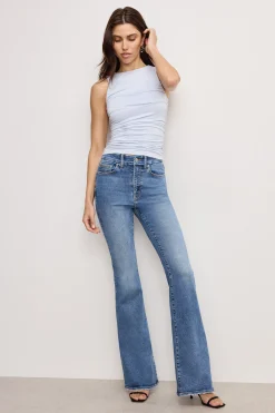 always fits good legs flare jeans