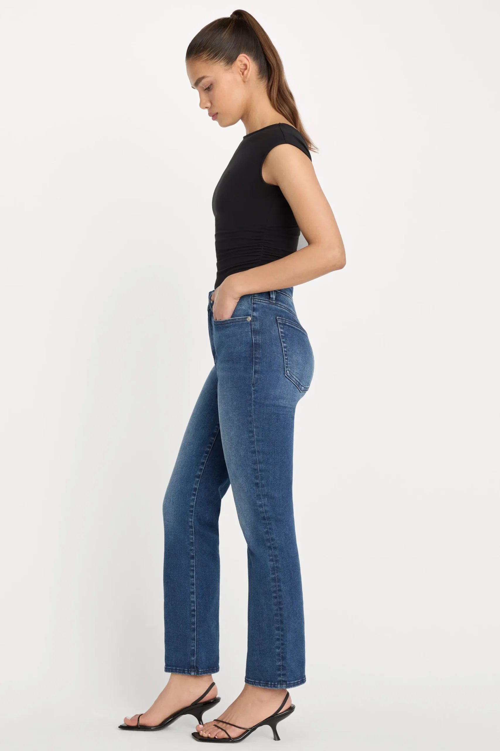 always fits good legs straight jeans