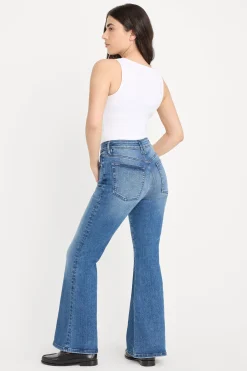 always fits good petite flare jeans