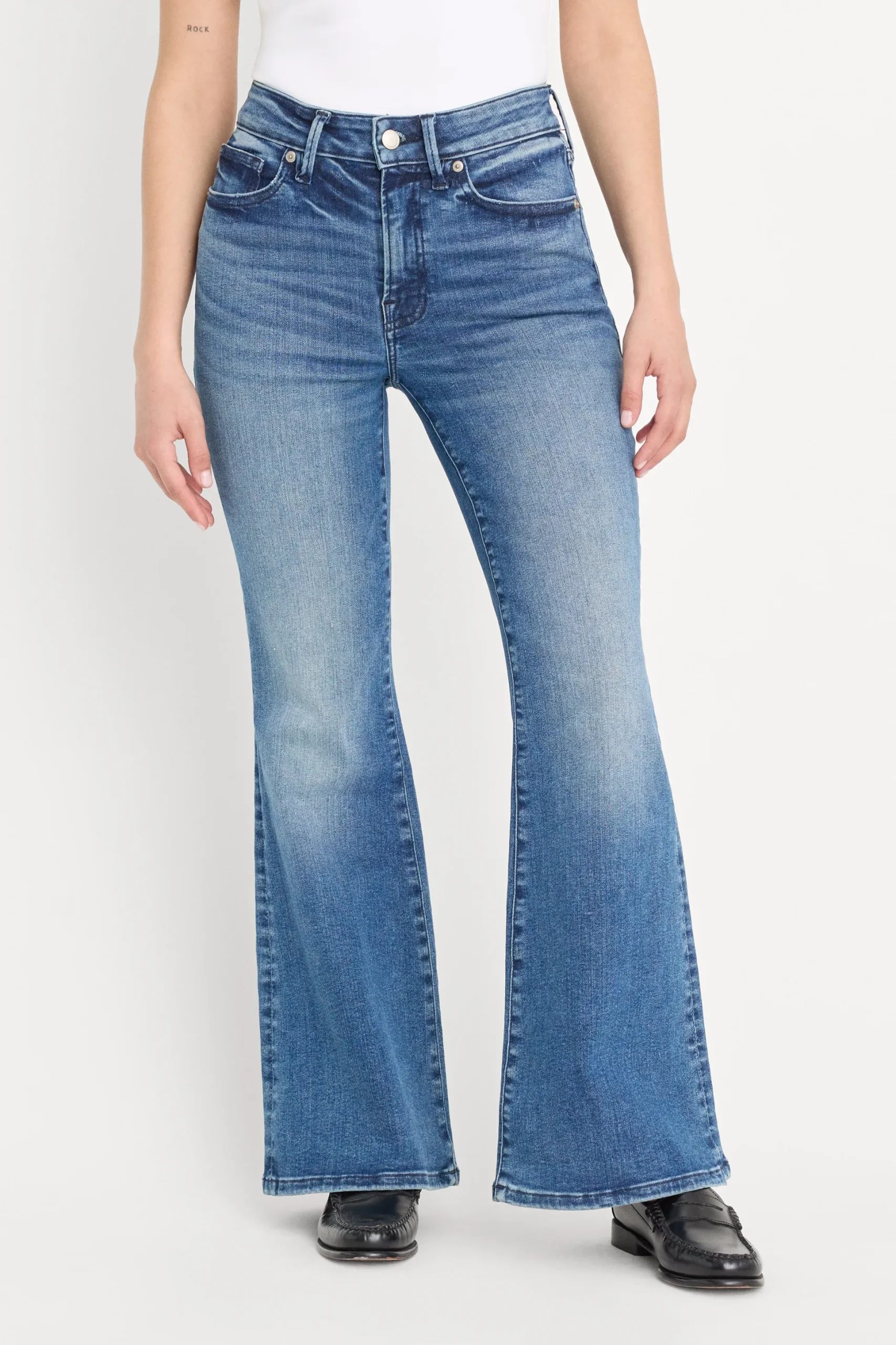 always fits good petite flare jeans