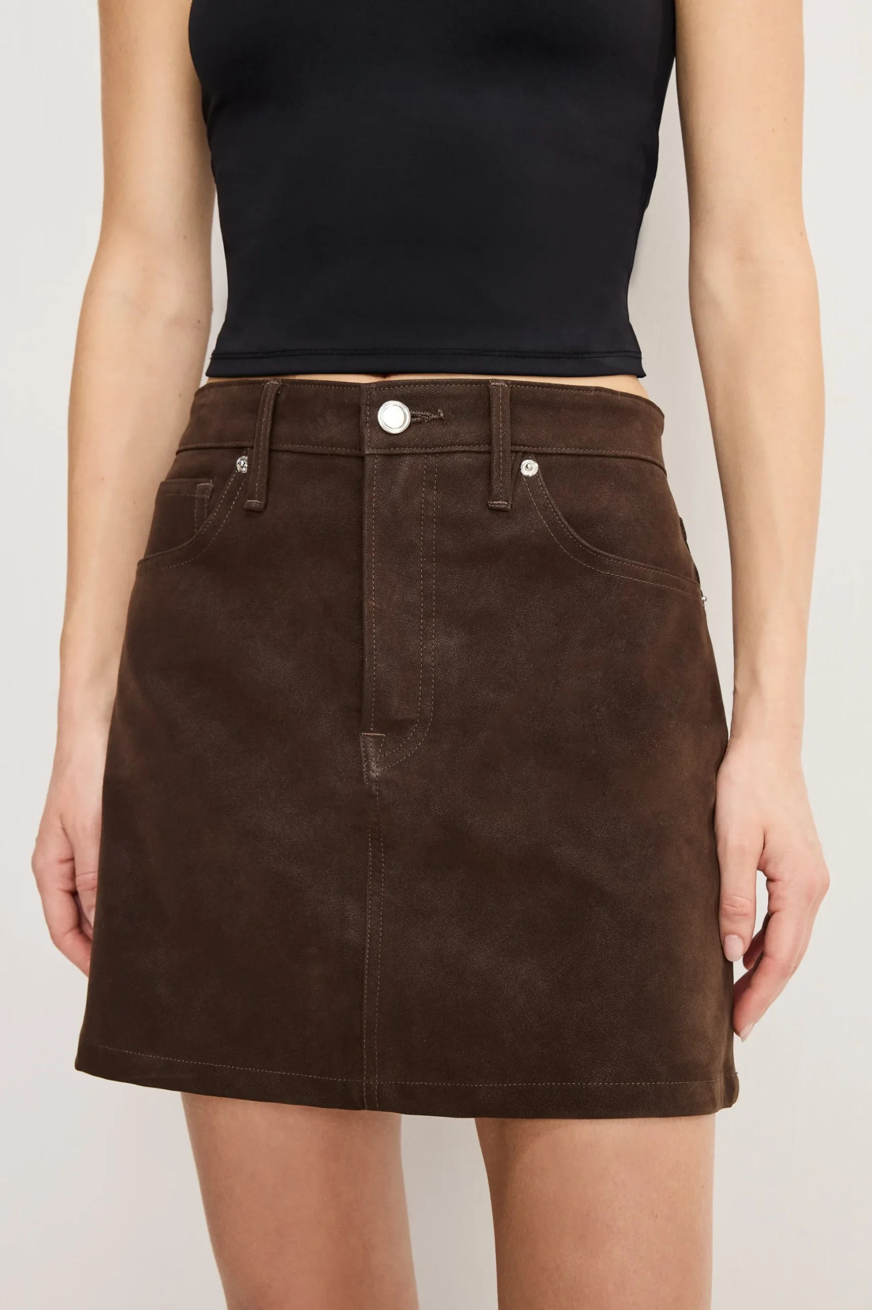 better than suede good 90s mini skirt