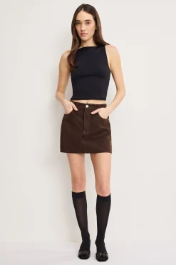 better than suede good 90s mini skirt