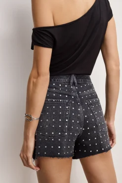 bombshell rhinestone shorts