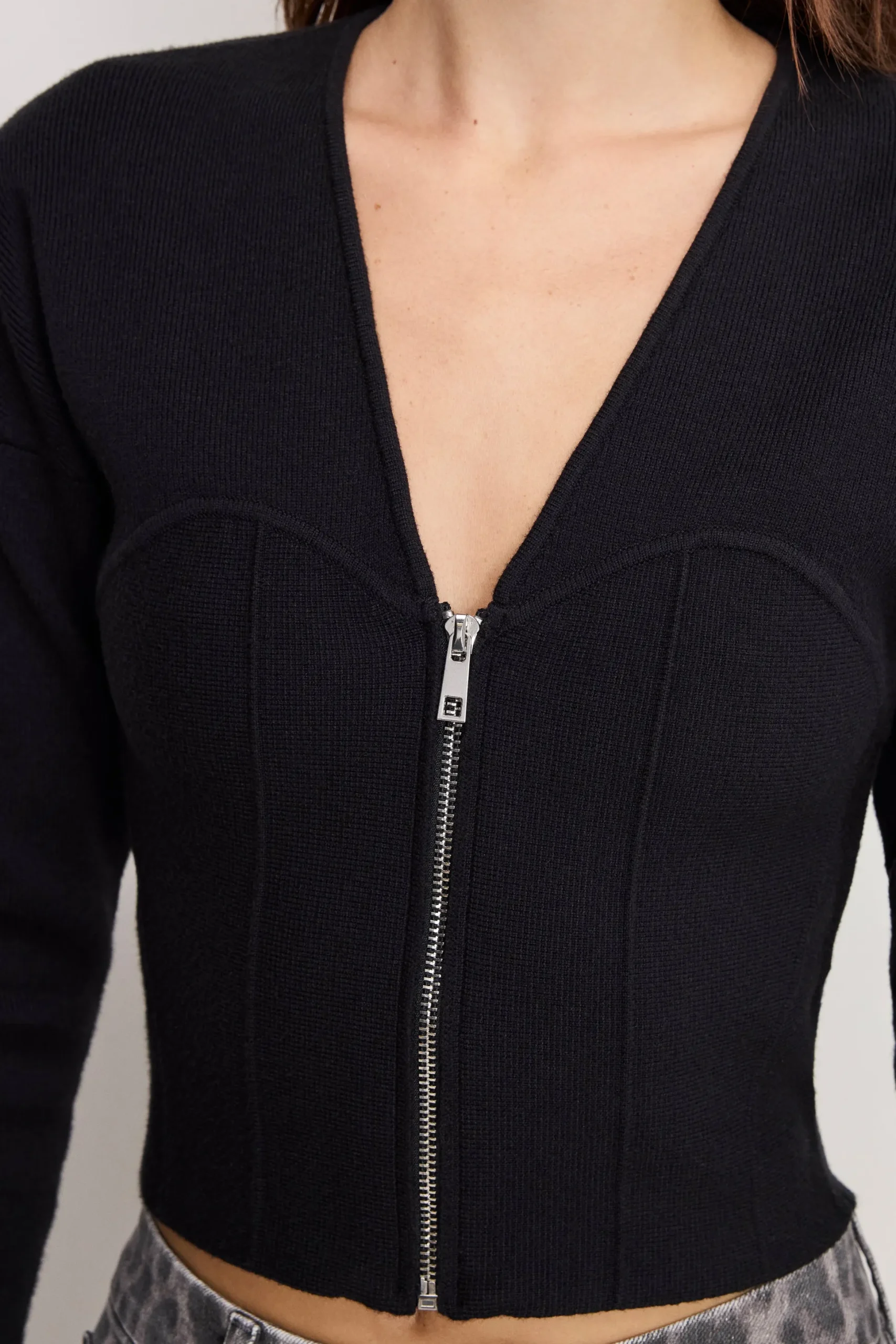 bustier sweater