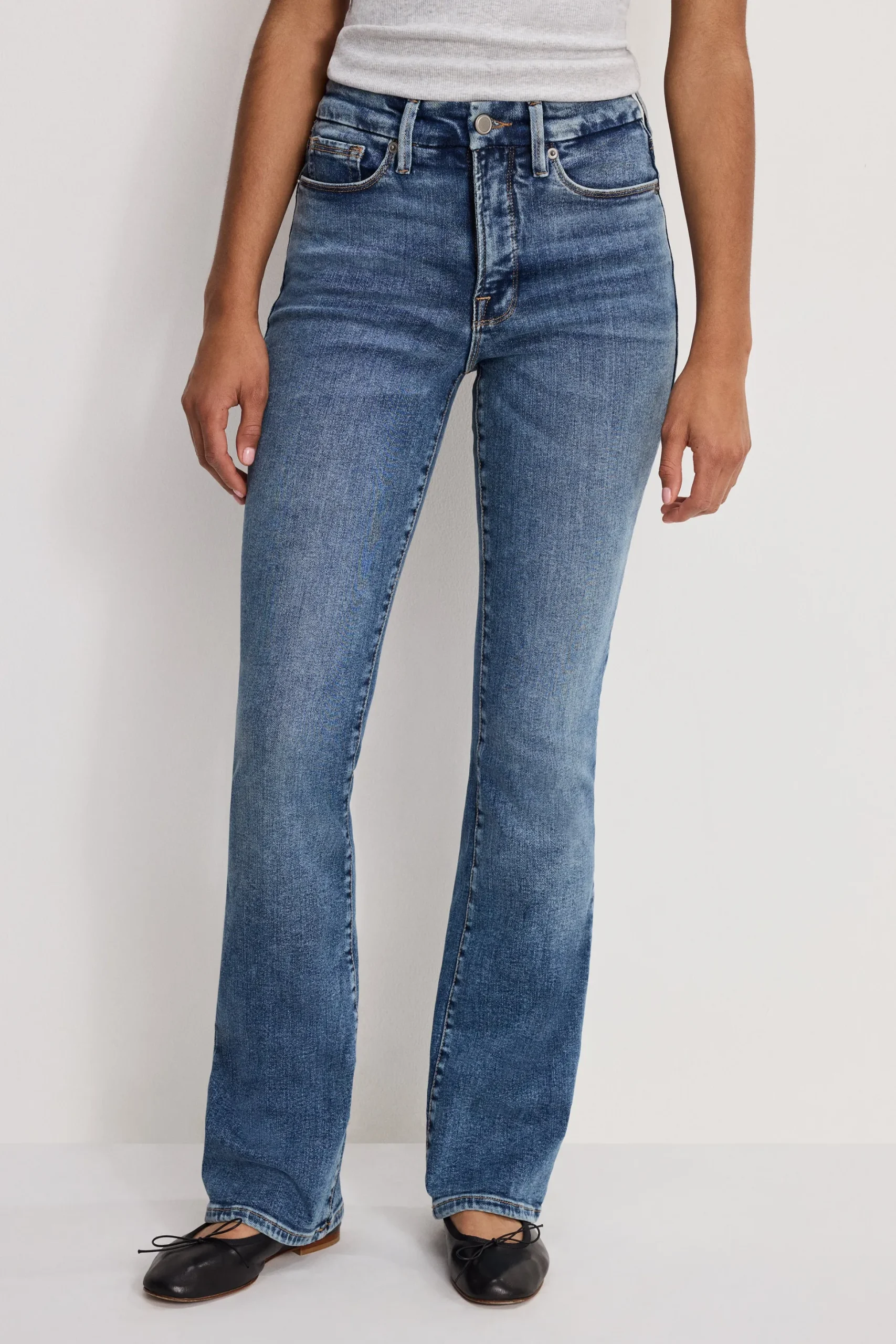 compression good classic bootcut jeans