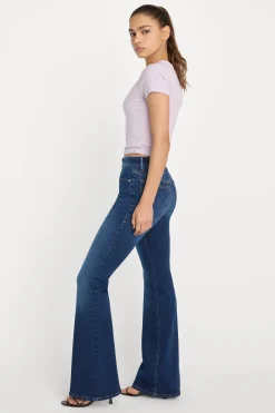 compression good legs flare jeans