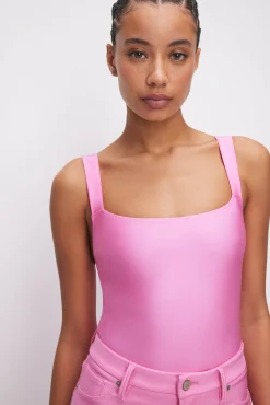 compression shine bodysuit