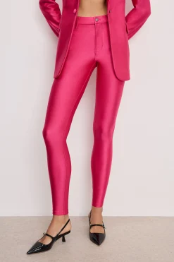 compression shine good waist leggings
