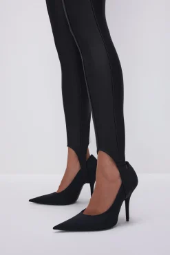 compression shine stirrup leggings