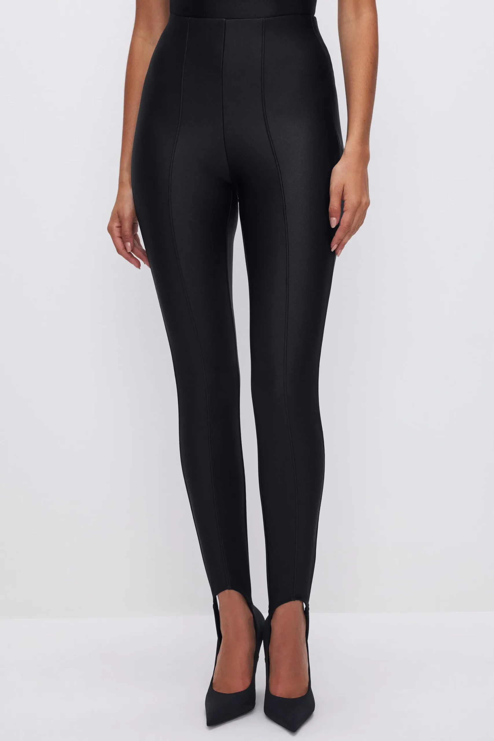 compression shine stirrup leggings