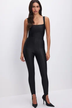 compression shine stirrup leggings