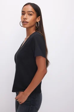 cotton classic v-neck tee