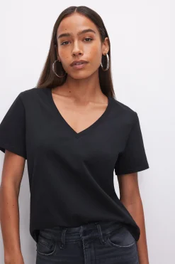 cotton classic v-neck tee