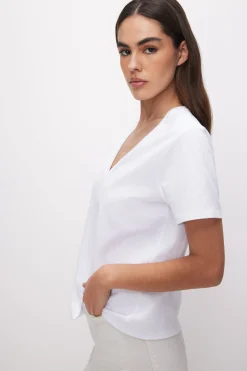cotton classic v-neck tee