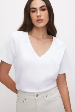 cotton classic v-neck tee