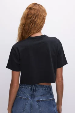 cotton cropped tee