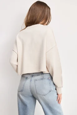 cozy knit crew neck