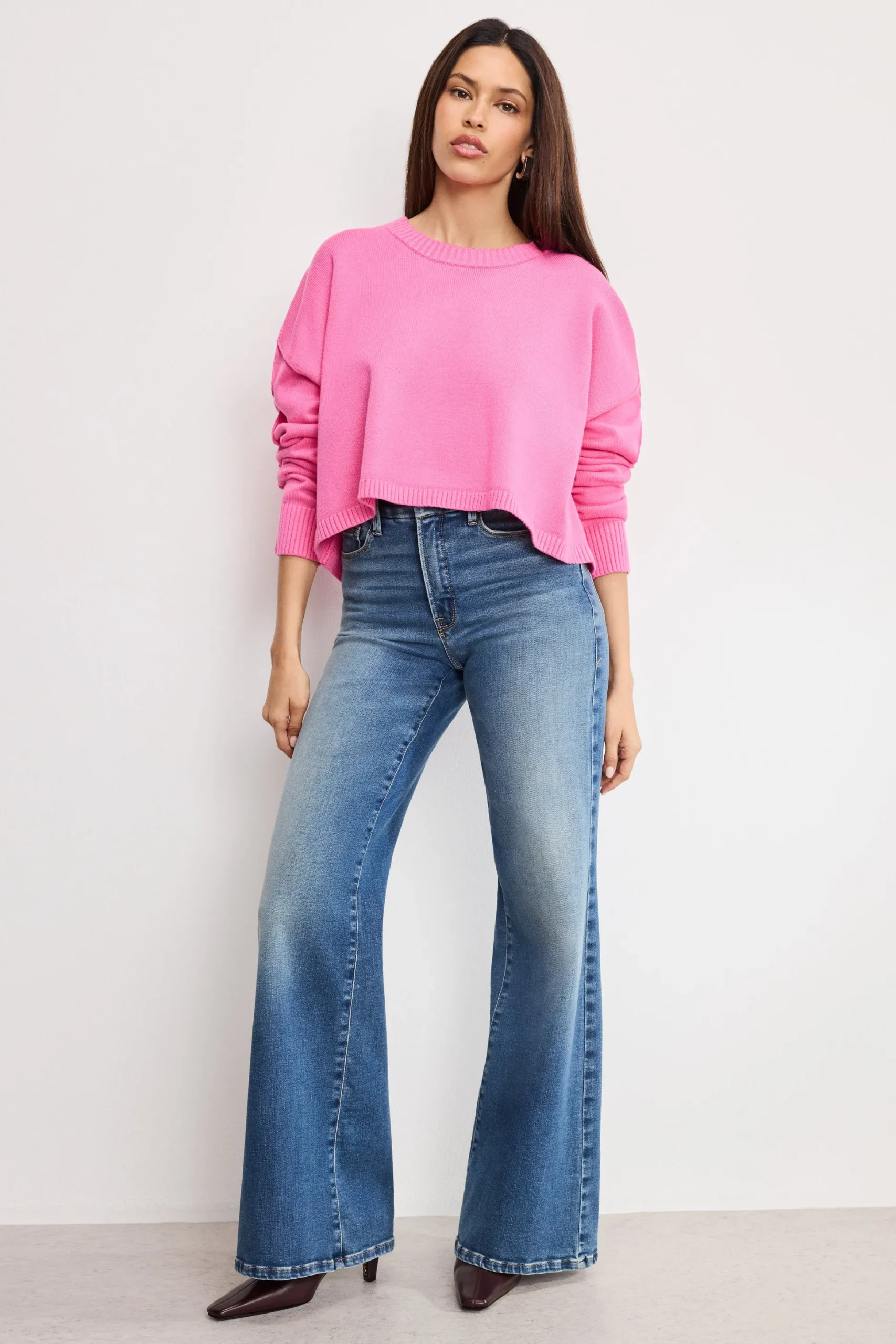 cozy knit crew neck