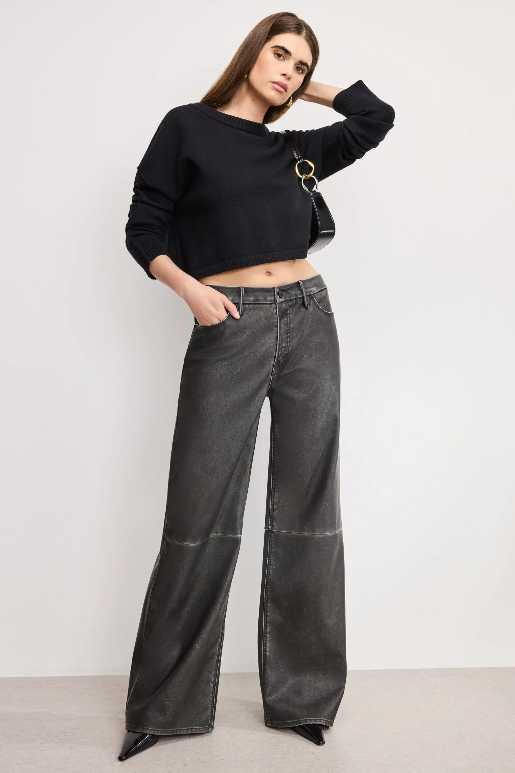 cozy knit crew neck