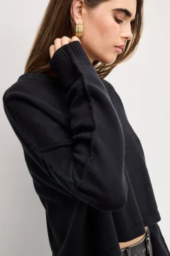 cozy knit crew neck