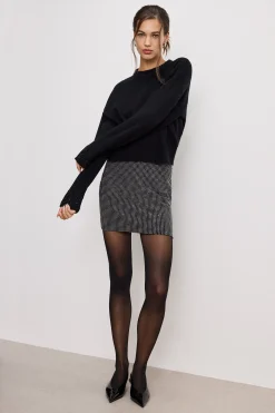 crystal crewneck sweater