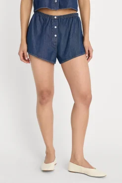 denim boxer shorts