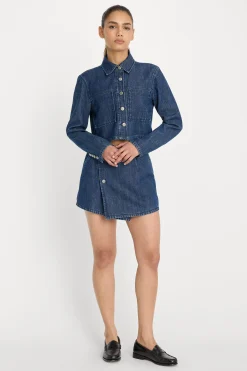 denim cropped jacket