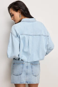 denim shirt dress