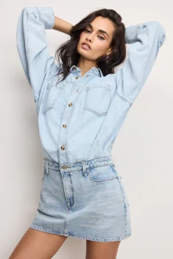 denim shirt dress