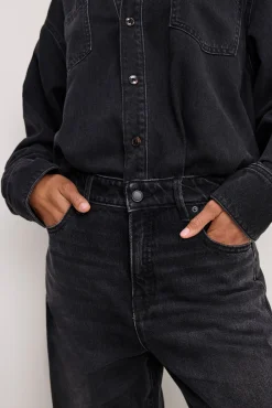denim shirt jumpsuit