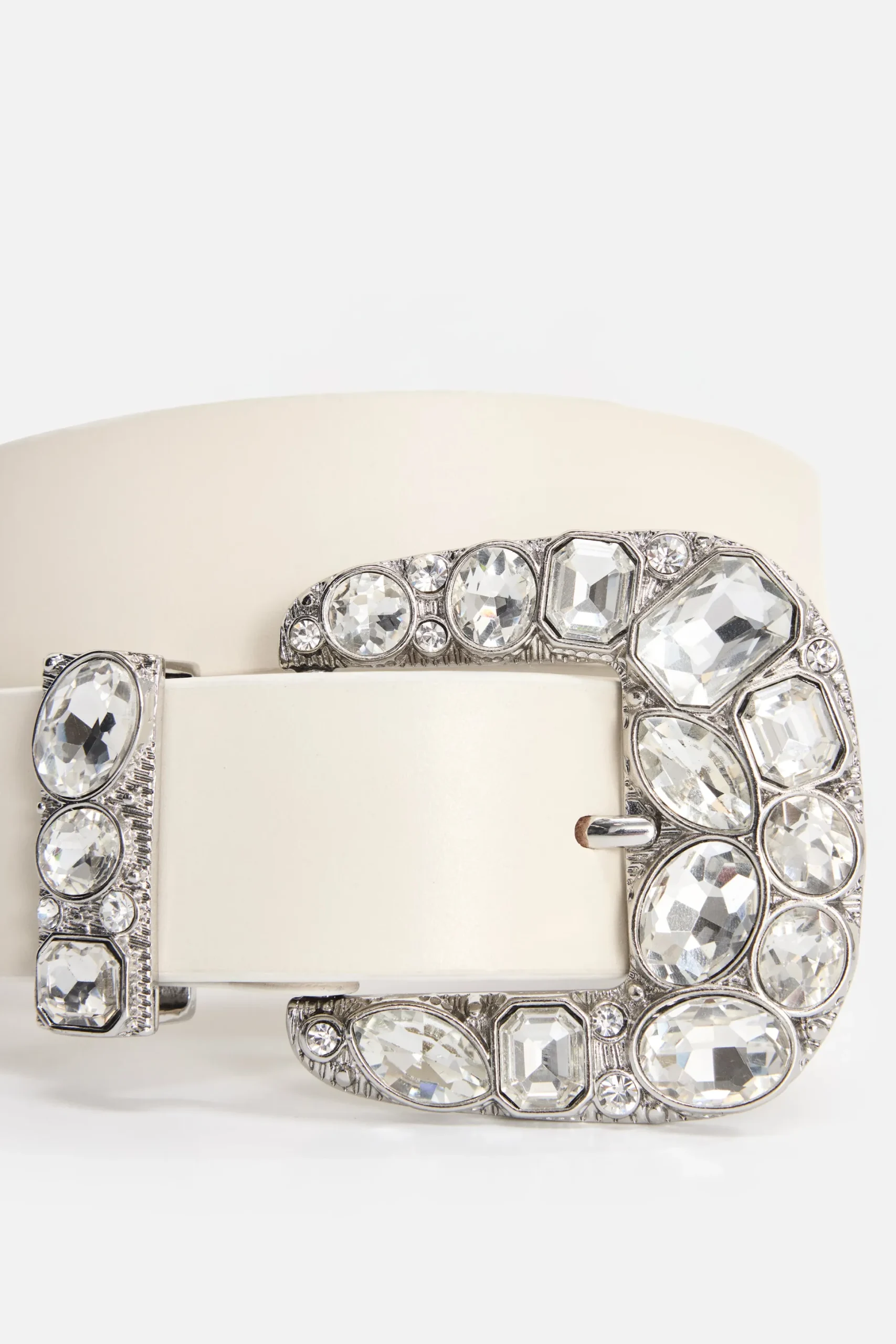 dolly classic crystal leather belt