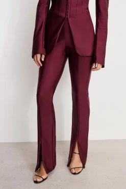 dolly compression shine pull on pants