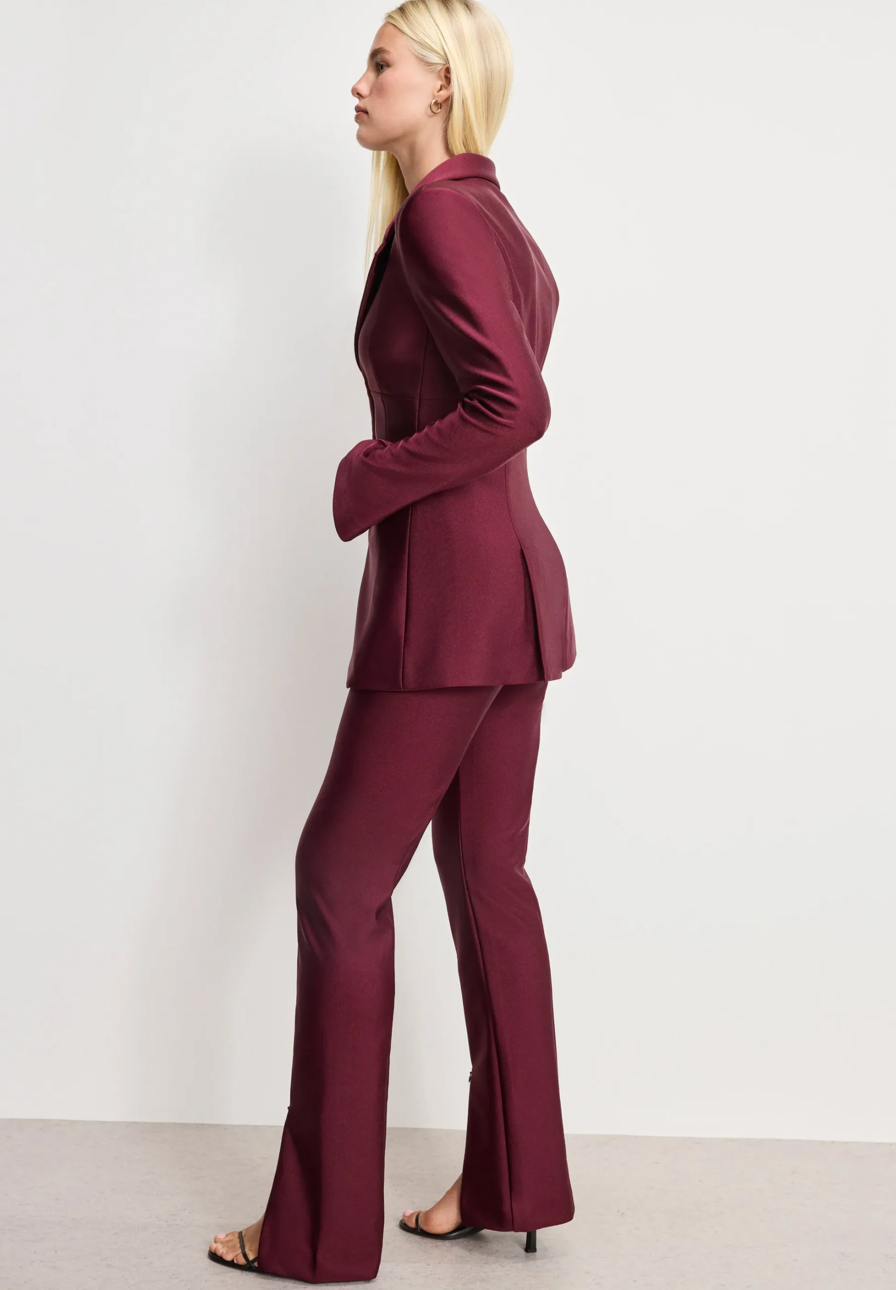 dolly compression shine pull on pants