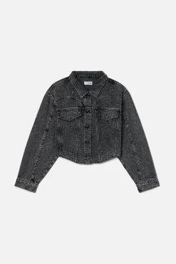 dolly crystal denim jacket
