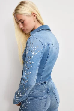 dolly crystal fitted jacket