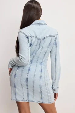 dolly denim corset dress