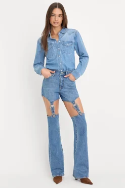 dolly joleans bootcut high rise jeans