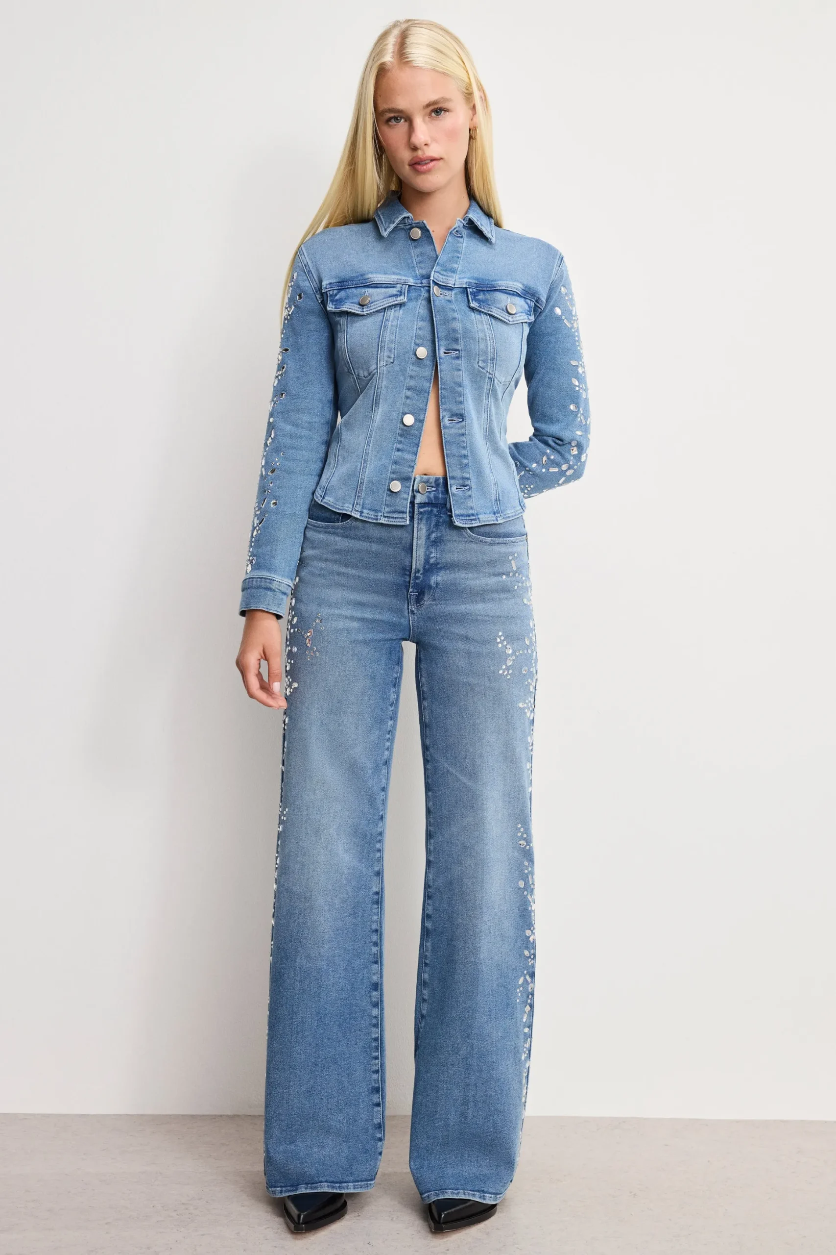dolly joleans crystal wide jeans