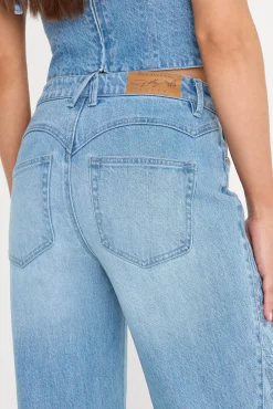 dolly joleans embroidered good waist palazzo jeans