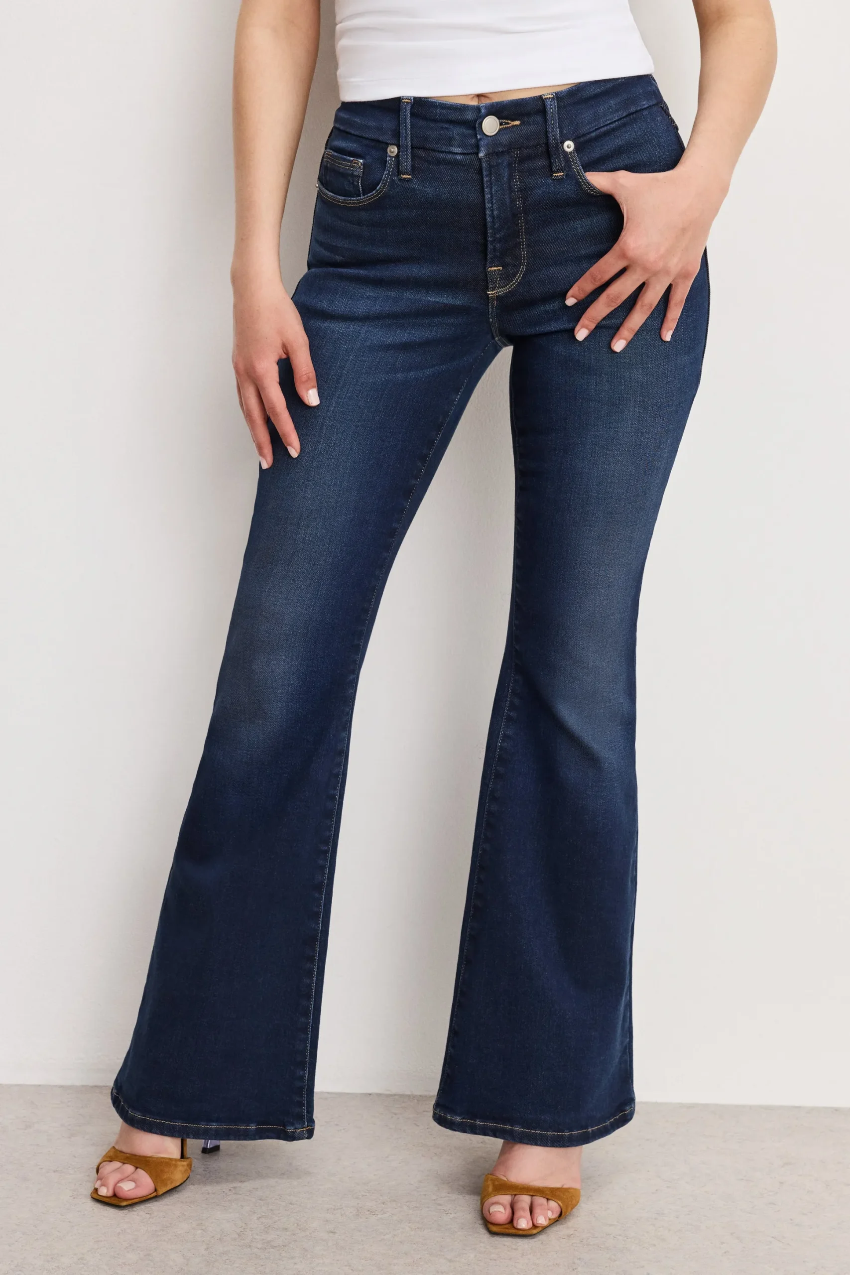 dolly joleans petite flare jeans