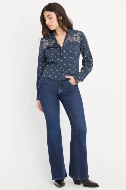 dolly joleans petite flare jeans