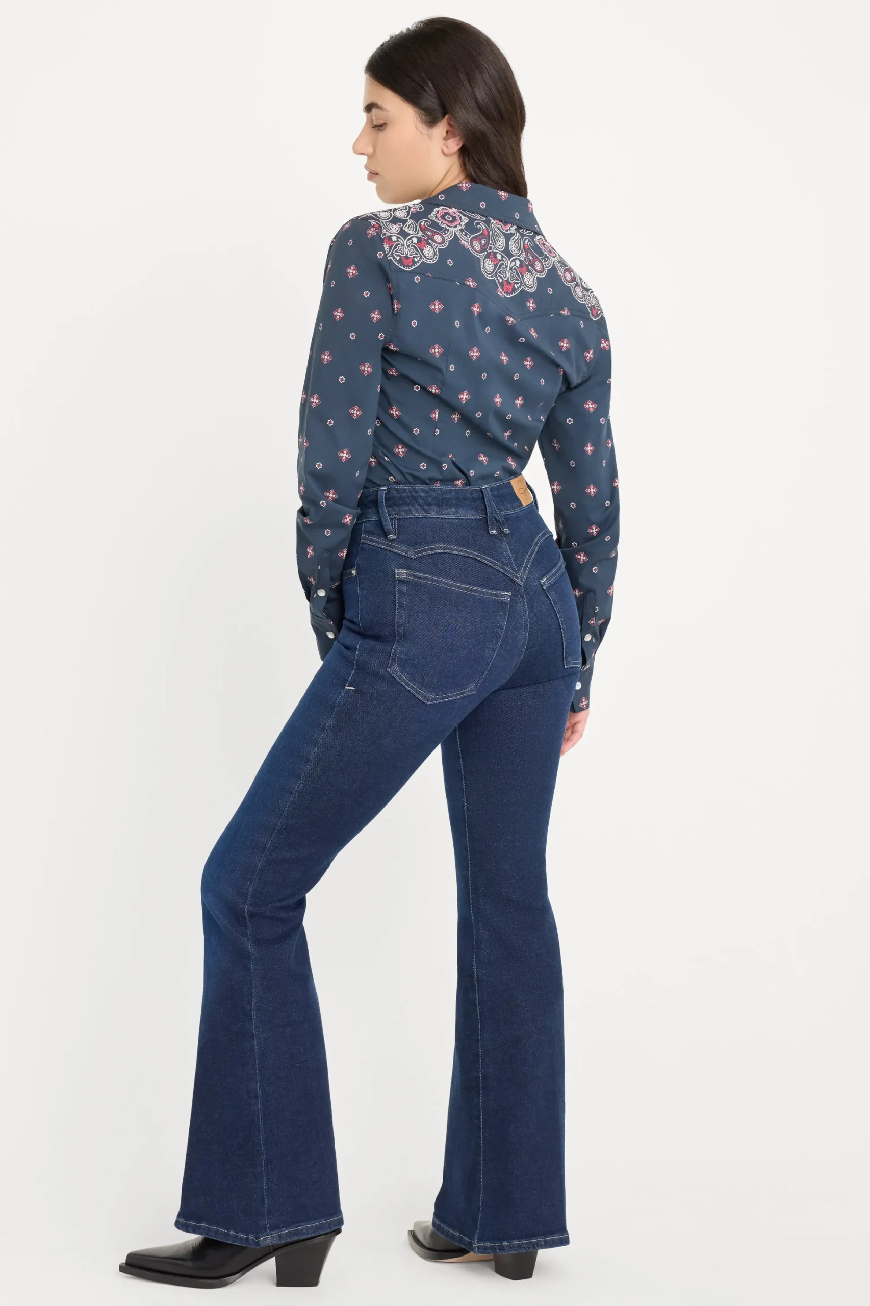 dolly joleans petite flare jeans