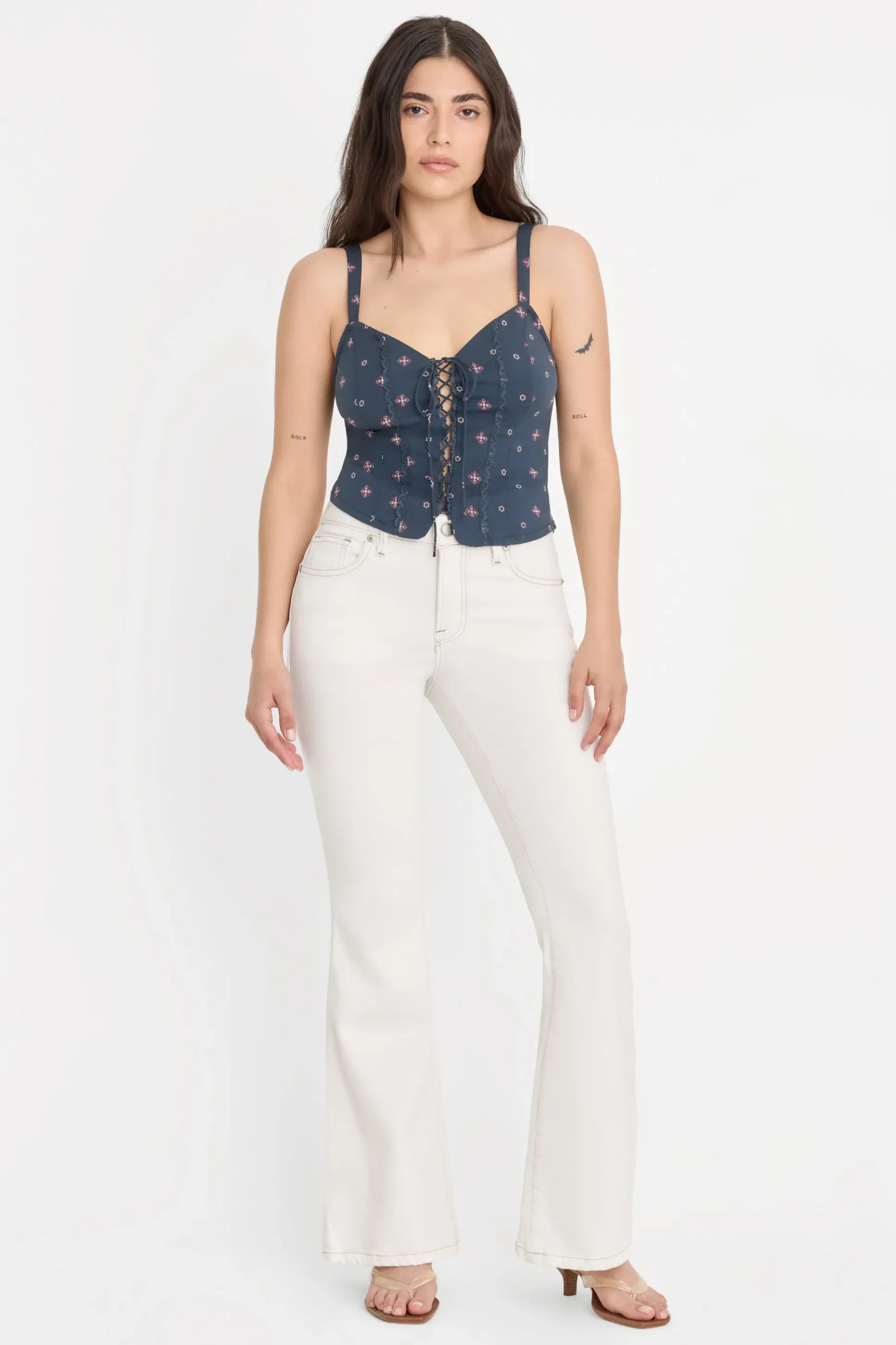 dolly joleans petite flare jeans