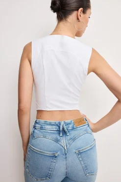 dolly poplin bustier