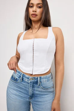 dolly poplin bustier