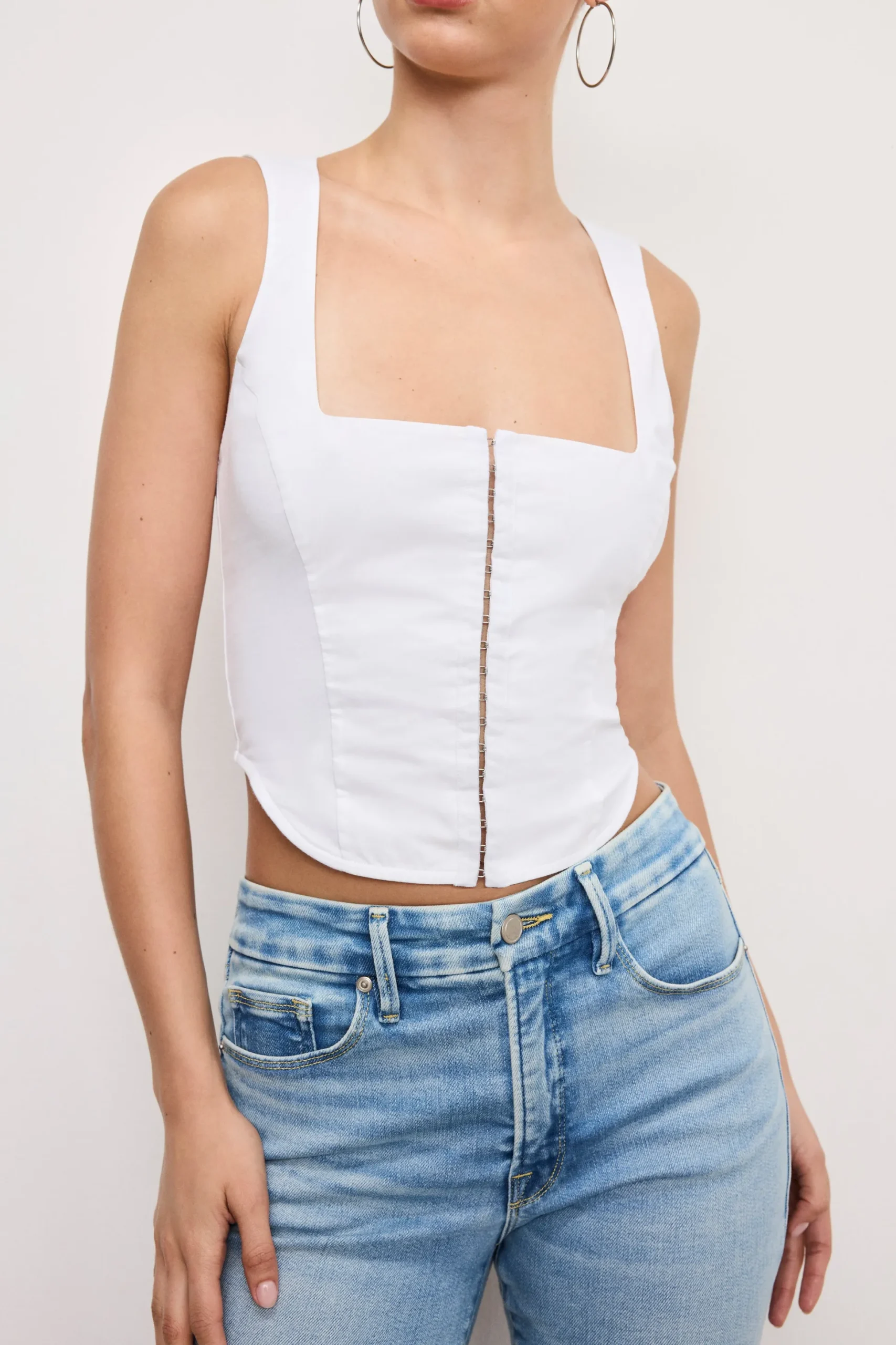 dolly poplin bustier
