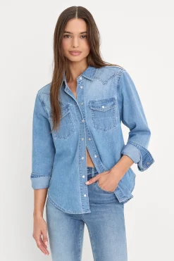 dolly slim fit denim shirt