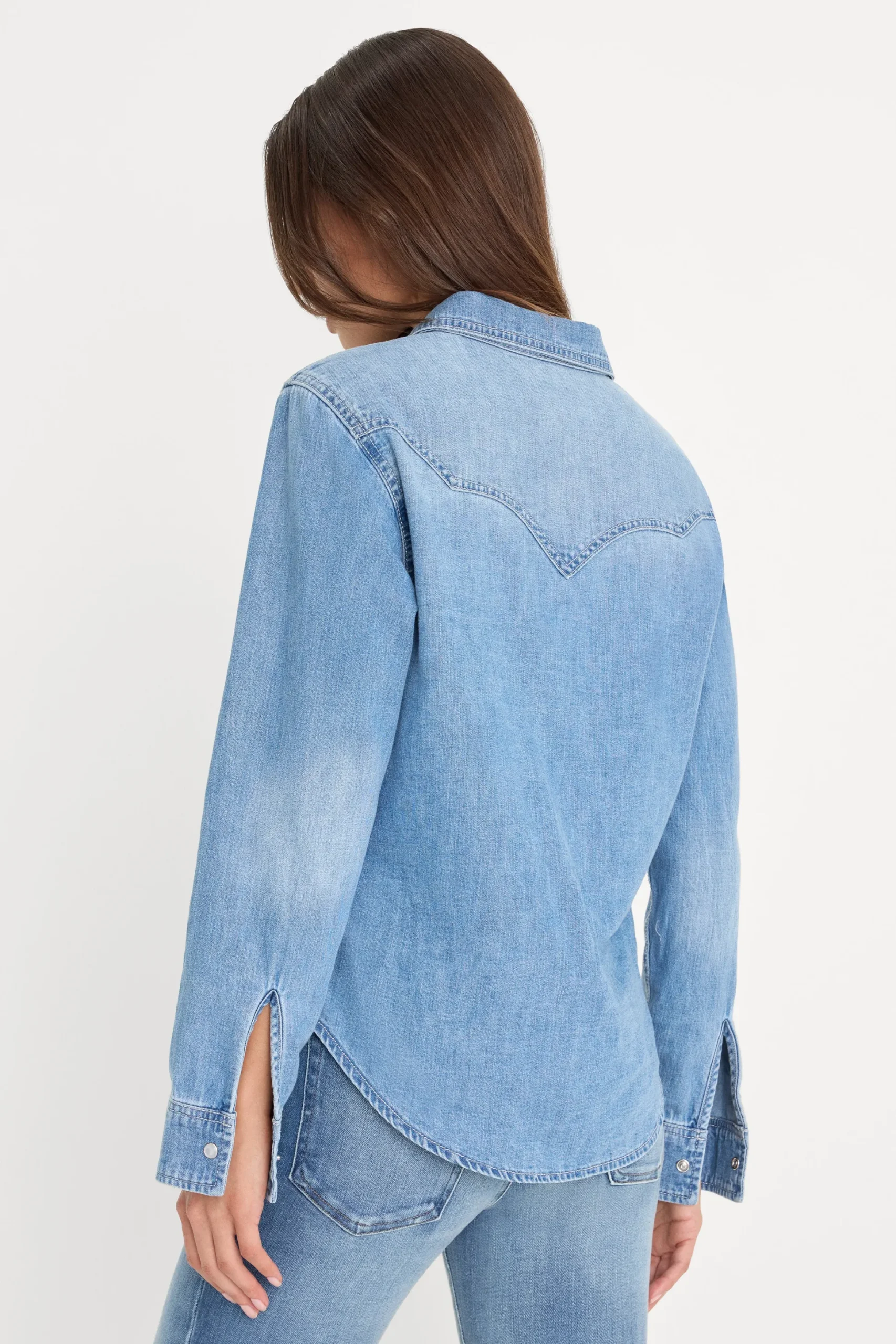 dolly slim fit denim shirt